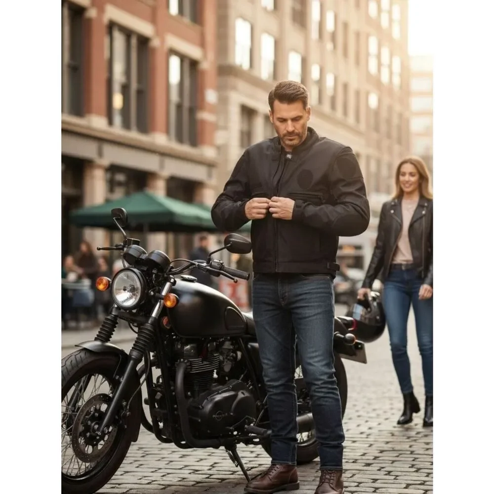Motosport motorcycle police coat